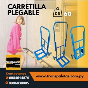 Carretilla pequeña plegable 60kg